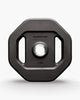 Black weight plate with 'Gumgir' branding on a white background