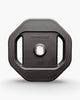 Black weight plate with 'Gungnir' branding on a white background