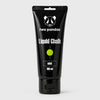 Black tube of two pandas liquid chalk on a light gray background