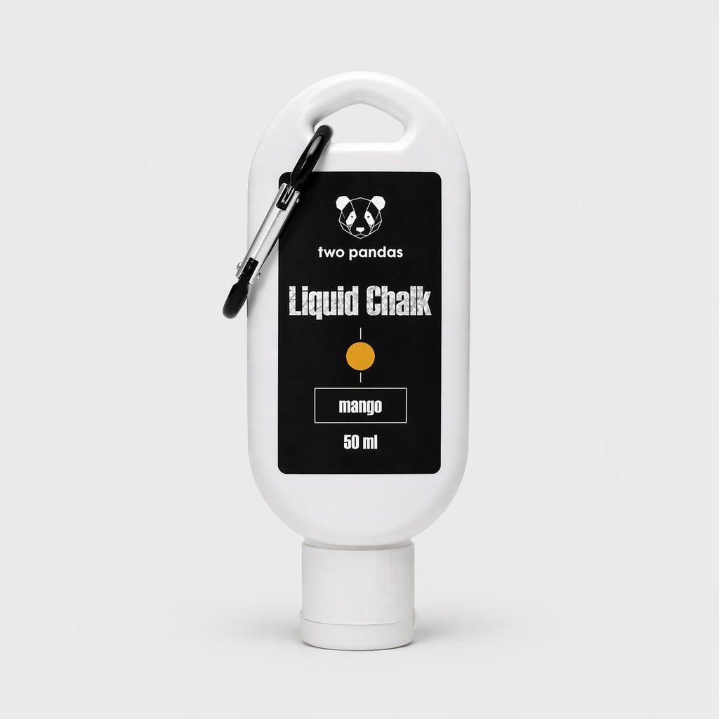 Two Pandas Liquid Chalk bottle with black label on a white background
