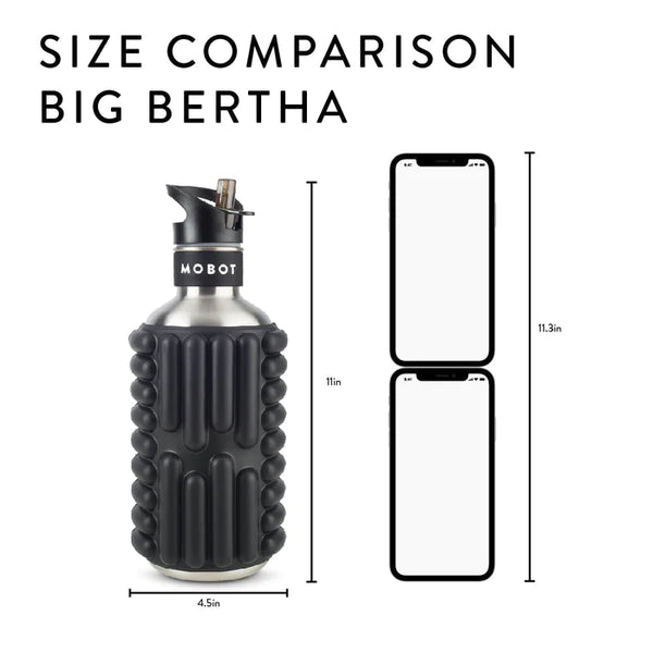 Foam Roller Water Bottle Big Bertha | Earth 1.18L - ninjoo