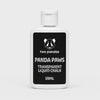 Bottle of two pandas Panda Paws transparent liquid chalk on a white background