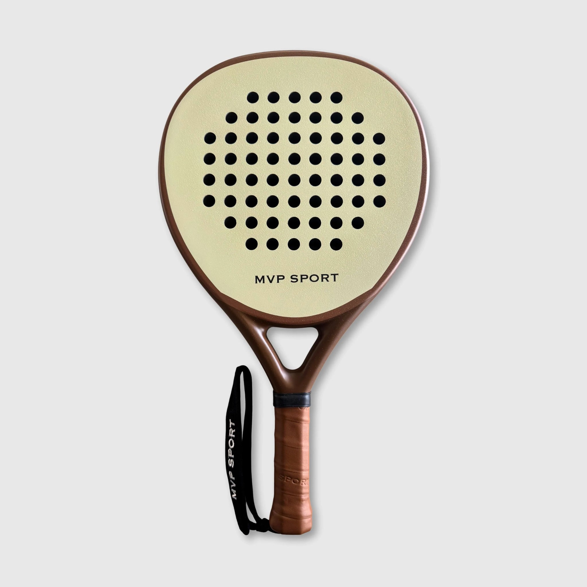MVP PRO Padel Racquet Heritage Cream/Brown