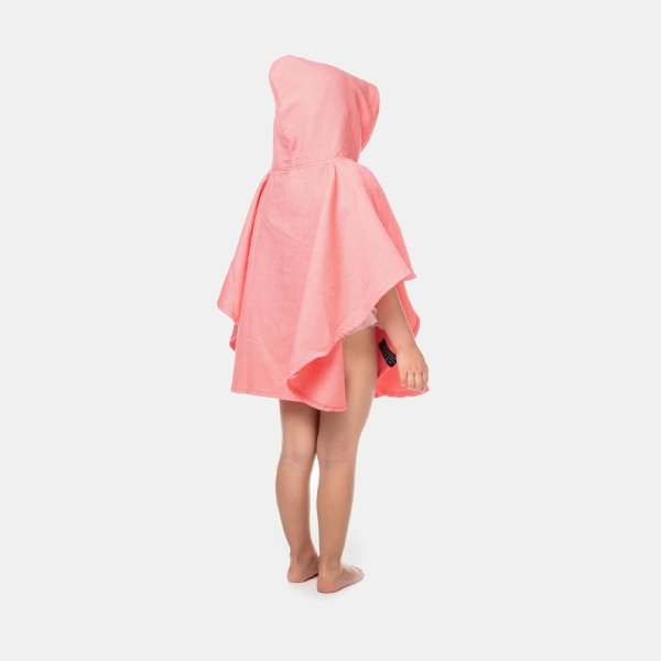 Baby Surf Poncho Ericeira - Coral | Futah
