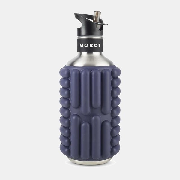 Foam Roller Water Bottle Big Bertha | Purple 1.18L | Mobot