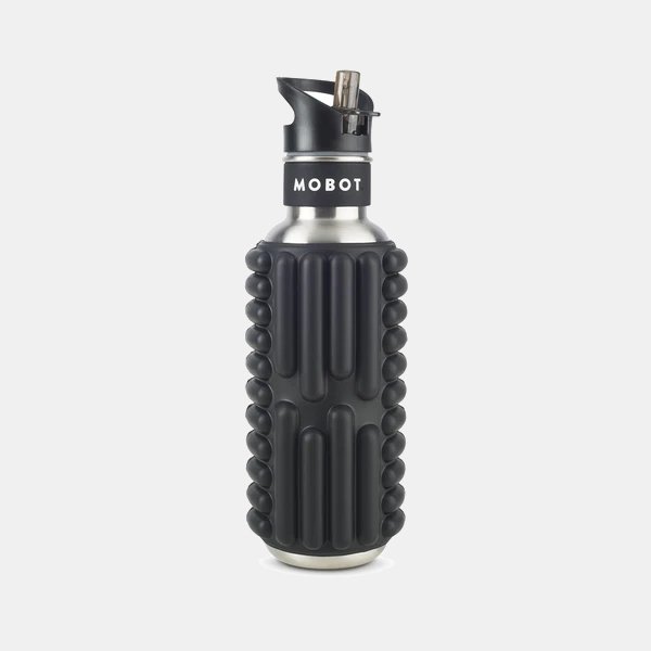 Foam Roller Water Bottle Grace | Black 0.8L | Mobot