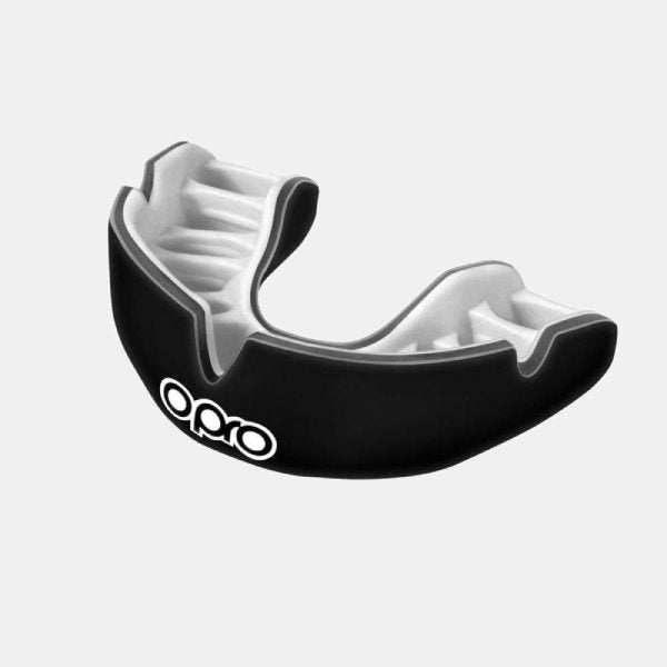 Power-Fit Adult Mouthguard Black & White | Opro