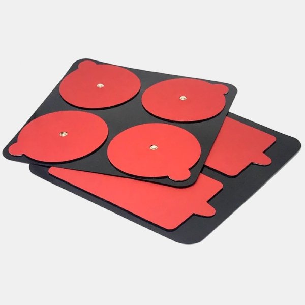 PowerDot 2.0 Replacement Pads | Red (2 Sets) | Powerdot