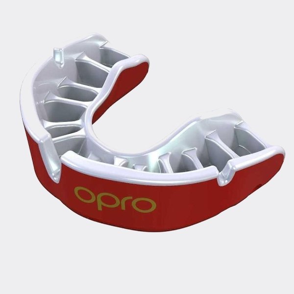 Self-Fit Gold Youth Mouthguard Red Pearl | Opro