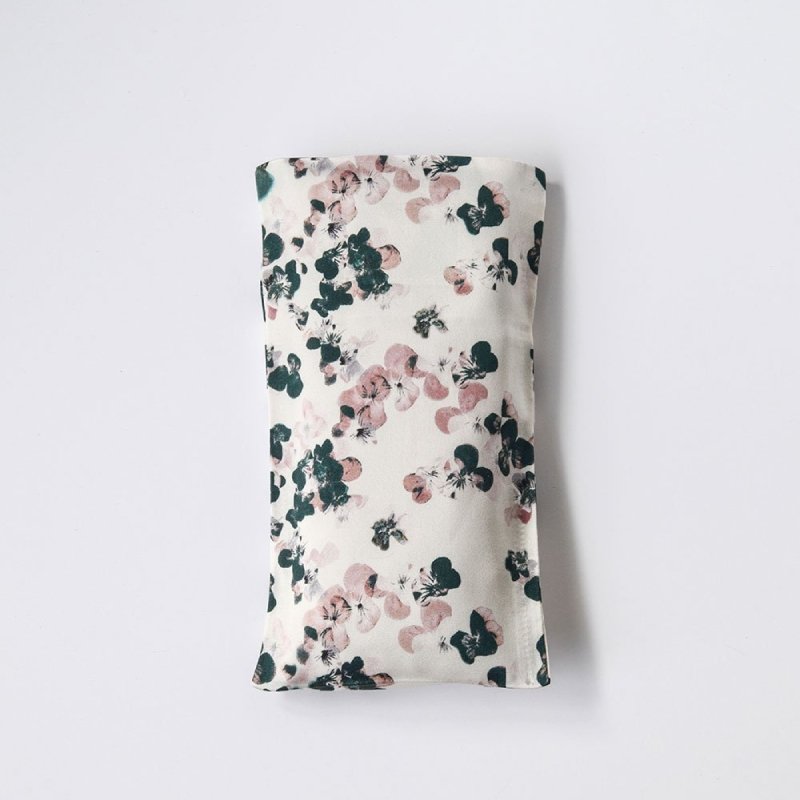 Silk Eye Pillow Limited Edition - Secret Garden - Lavender | Halfmoon
