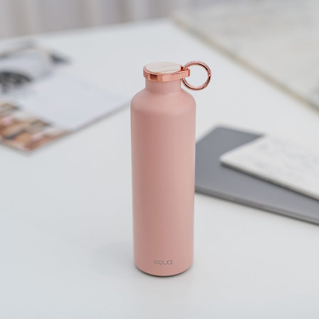 Stainless Steel Water Bottle | Pink Blush 680ml | Equa