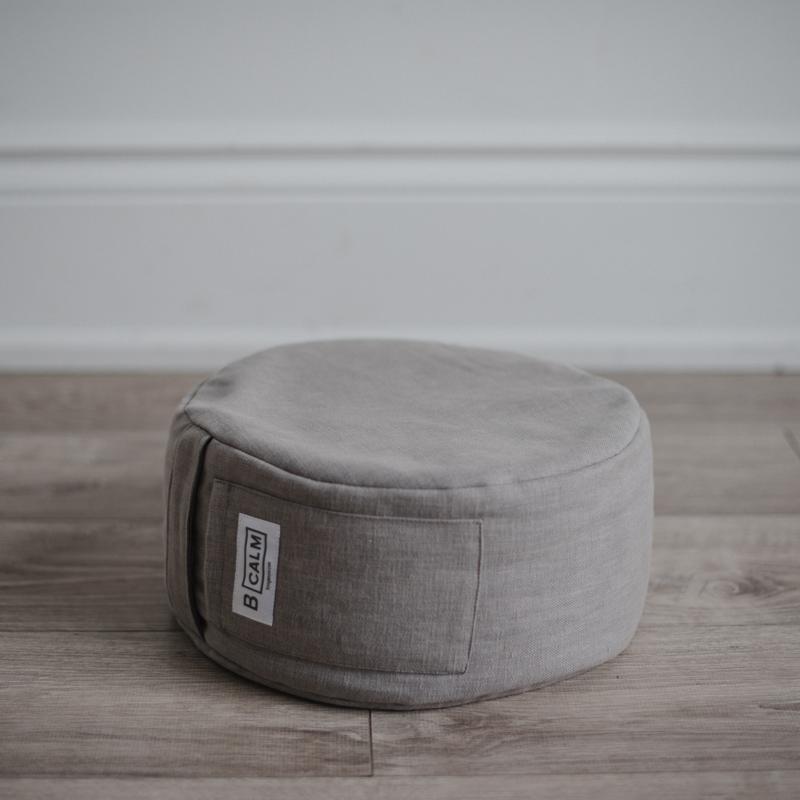 The Calm Mod Cushion with Removable Cover - Shadow | B Yoga