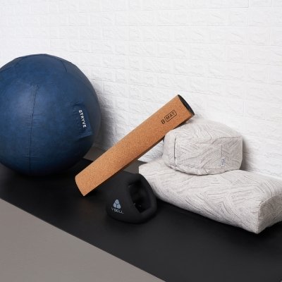 The Calm Mod Cushion with Removable Cover - Zen Garden | B Yoga
