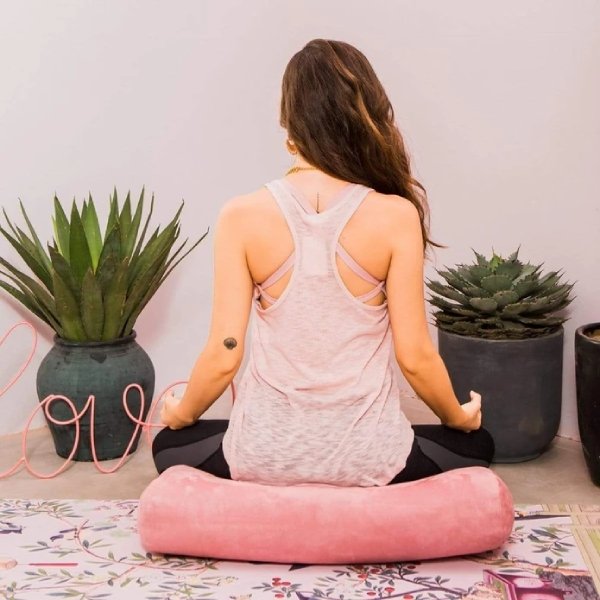 Yoga Bolster - Pink | Sugarmat